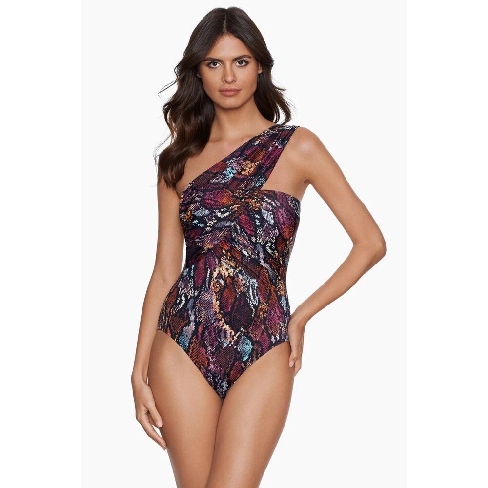 Magicsuit Queen Cobra Goddess Underwire One-Piece L8406 Womens Size 12 slimming - Picture 5 of 8